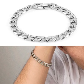 노미네이션 팔찌 B-YOND (비욘드) bracelet in steel with Thick Chain 028935 (택1)